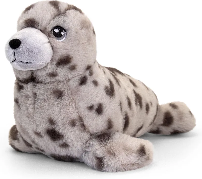 Keeleco Toys Knuffel Zeehond Pup 20 cm hoog från Keel Toys i Grå – produktbild