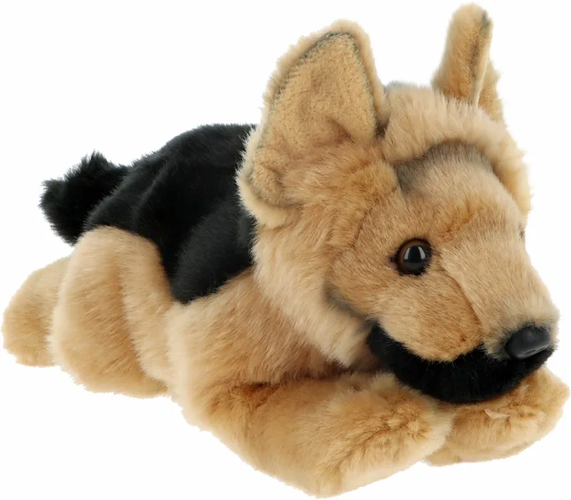 Knuffeldier Puppy Duitse herder Elzasser hond - zachte pluche stof - premium knuffels - 30 cm - honden knuffel huisdieren by Keel Toys in Multicolour – product photo