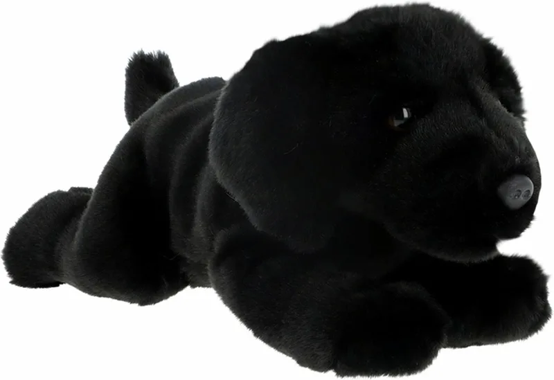 Knuffeldier Puppy Labrador hond - pluche - 30 cm by Keel Toys in Black – product photo