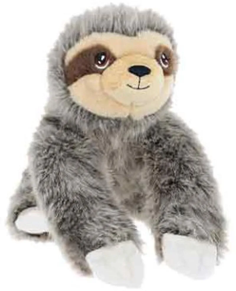 Luiaard - 18 cm - Dieren knuffelbeesten by Keel Toys in Brown – product photo