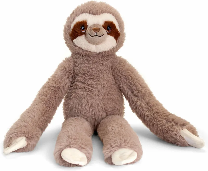 Luiaard - 38 cm - Dieren knuffels von Keel Toys in Grau – Produktfoto