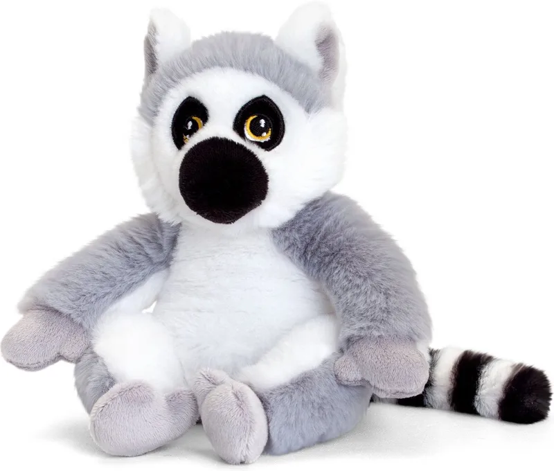 Maki - 18 cm - Dieren knuffelbeesten by Keel Toys in Grey – product photo