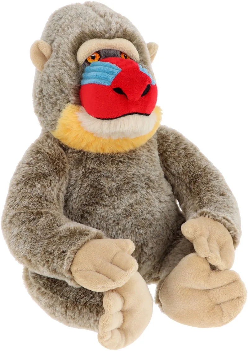 Mandril - 25 cm - Dieren knuffelbeesten by Keel Toys in Grey – product photo