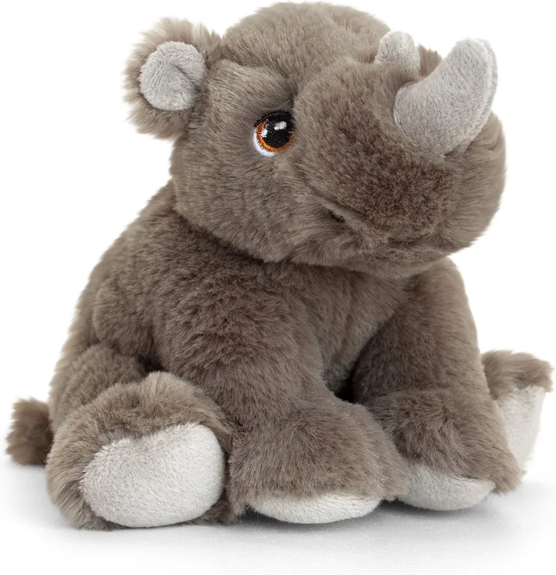 Neushoorn - 18 cm - Dieren knuffelbeesten by Keel Toys in Multicolour – product photo