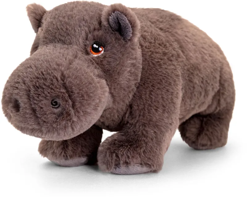 Nijlpaard - 30 cm - Dieren knuffelbeesten från Keel Toys i Brun – produktbild