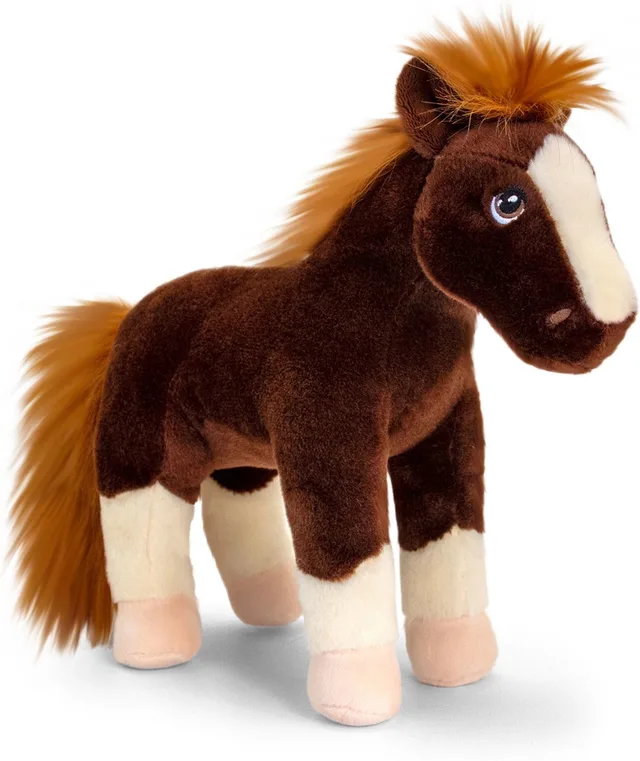 paard - 24 cm - Dieren knuffelbeesten