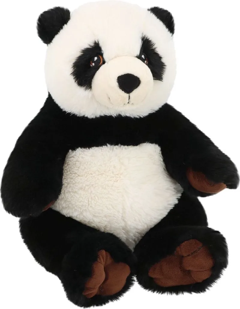 panda - 38 cm - Dieren knuffelbeesten de Keel Toys en Noir – photo produit