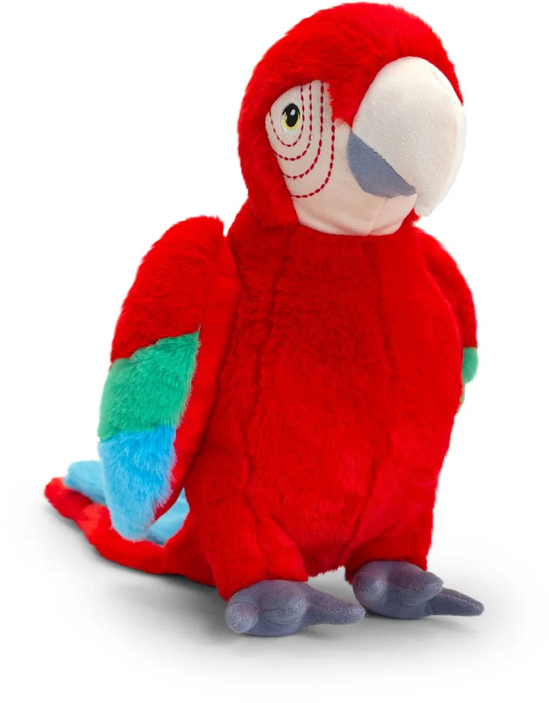 Papegaai - 30 cm - Dieren knuffels by Keel Toys in Red – product photo