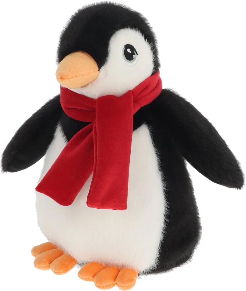 pinguin met sjaal - 20 cm - Dierenknuffels by Keel Toys in Black – product photo