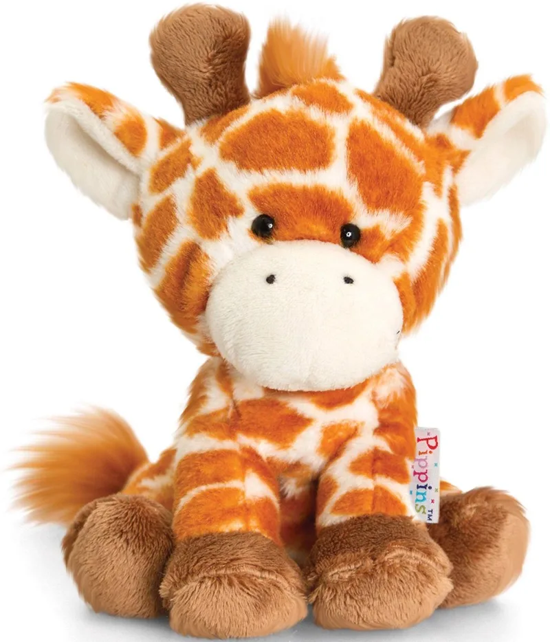 Pippins Giraffe - 14 cm - Dieren knuffel de Keel Toys en Multicolore – photo produit