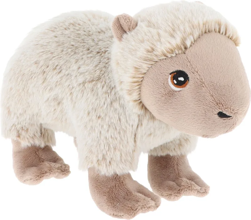 pluche Capybara knuffeldier - staand - 20 cm - Luxe kwaliteit knuffels by Keel Toys in Grey – product photo