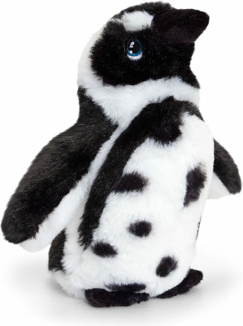 pluche Humboldt pinguin knuffeldier - wit/zwart - staand - 18 cm - Pooldieren från Keel Toys i Flerfärgad – produktbild