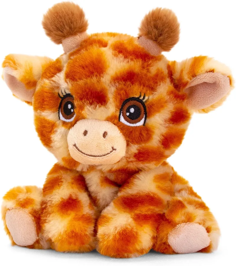 Pluche knuffel dier giraffe - super zacht - 16 cm - Knuffelbeesten speelgoed by Keel Toys in Multicolour – product photo
