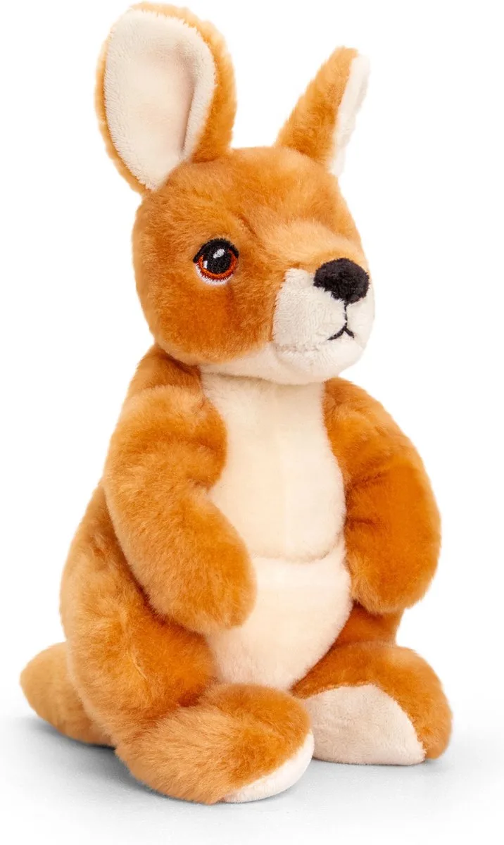 Pluche knuffel dieren wallaby kangoeroe 27 cm - Knuffelbeesten speelgoed från Keel Toys i Flerfärgad – produktbild