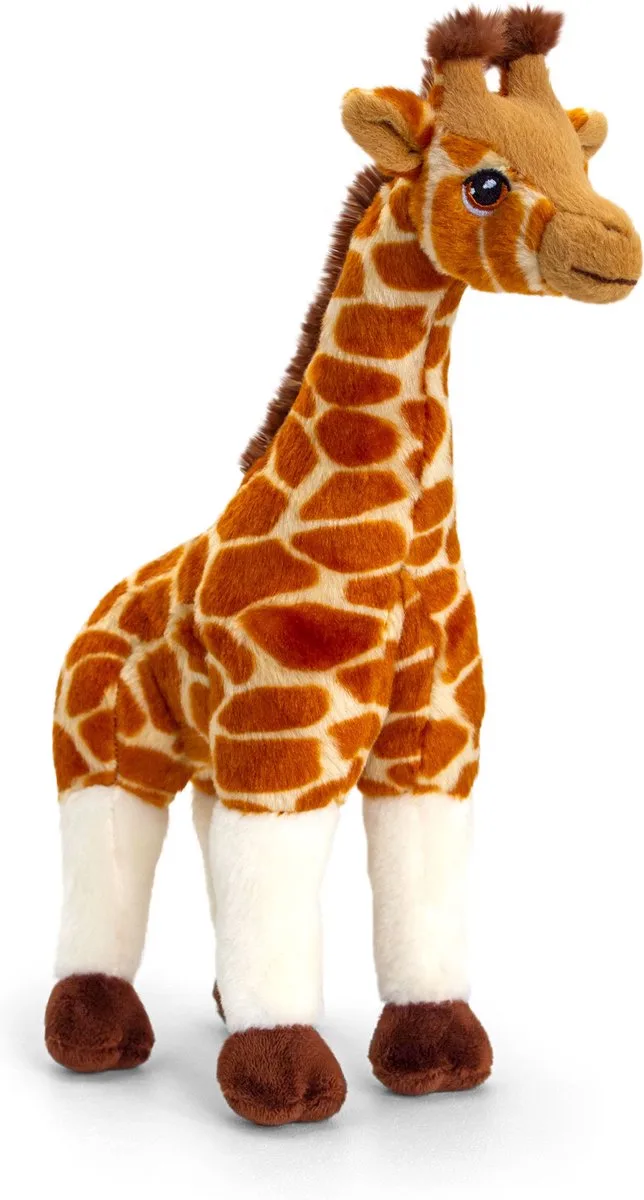 pluche knuffel giraffe - 30 cm - dieren knuffels - speelgoed - gevlekt by Keel Toys in Multicolour – product photo