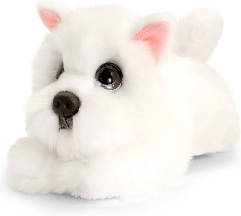 pluche Westie honden knuffel 25 cm - Honden knuffeldieren - Speelgoed voor kind från Keel Toys i Vit – produktbild