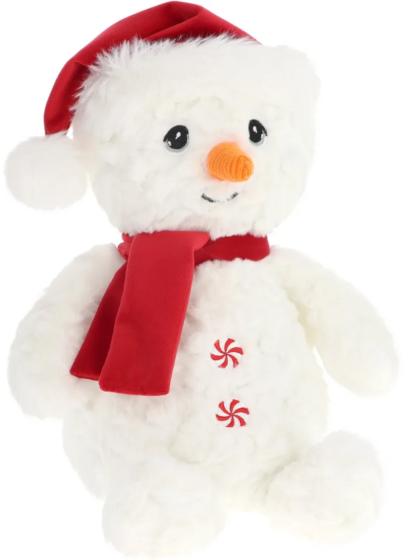 sneeuwpop - 25 cm - knuffels de Keel Toys en Blanc – photo produit