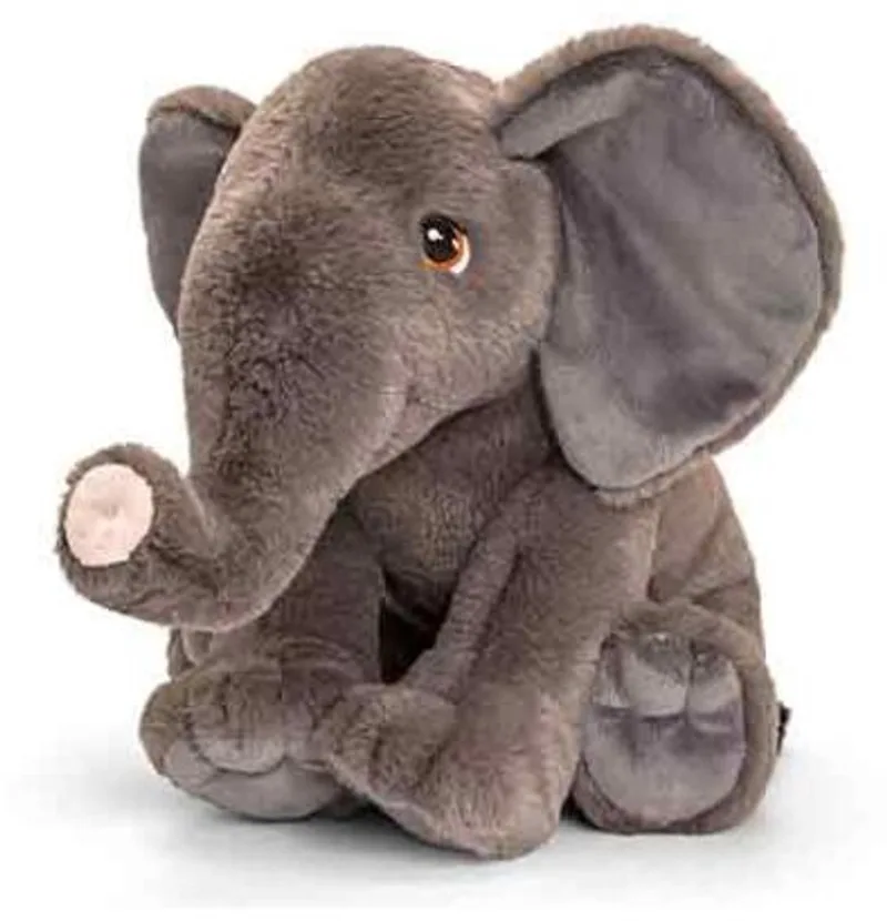 xl knuffel olifant - 60 cm - Dieren knuffelbeesten by Keel Toys in Brown – product photo