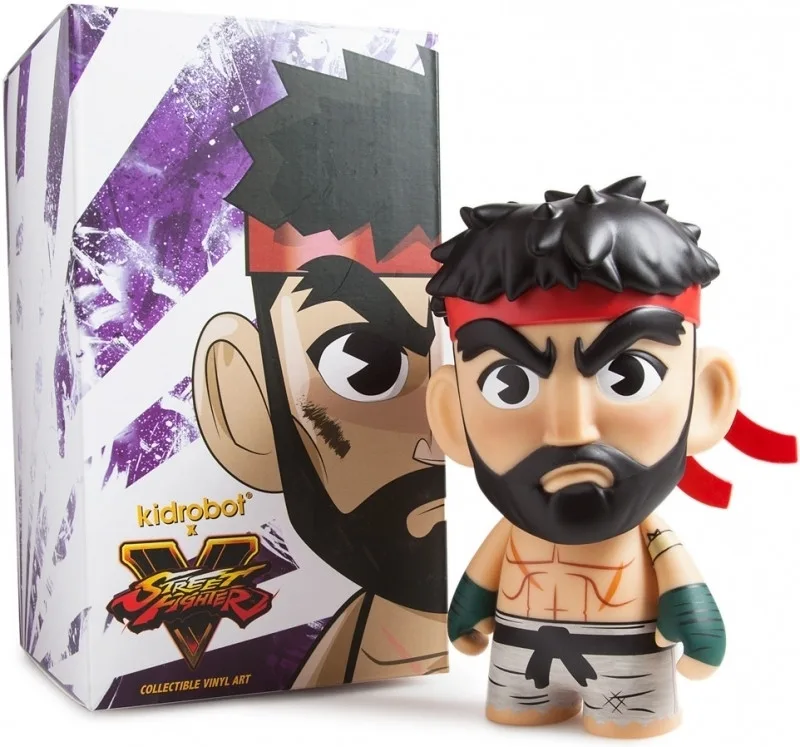 Street Fighter V: Hot Ryu Medium Figure von Kidrobot – Produktfoto