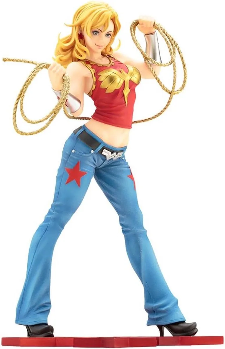 Bishoujo Wonder Girl figuur, 22 cm by Kotobukiya in Red – product photo