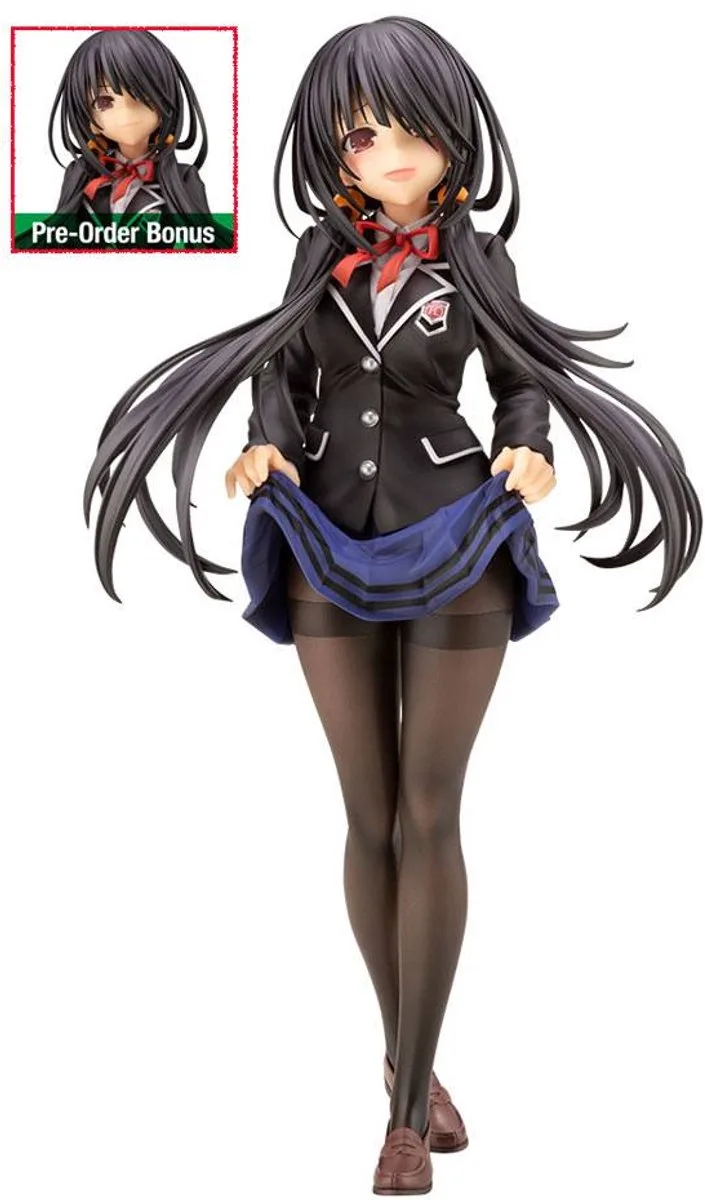 Date A Live IV PVC Statue 1/7 Kurumi Tokisaki School Uniform Ver. Bonus Edition 23 cm van Kotobukiya in Meerkleurig – productfoto