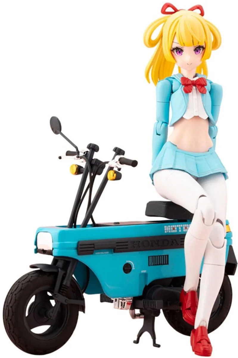 Megami Device Buster Doll Series Plastic Model Kit 1/1 Knight Alice met Honda AB12 Motocompo 15 cm Model Kits van Kotobukiya – productfoto