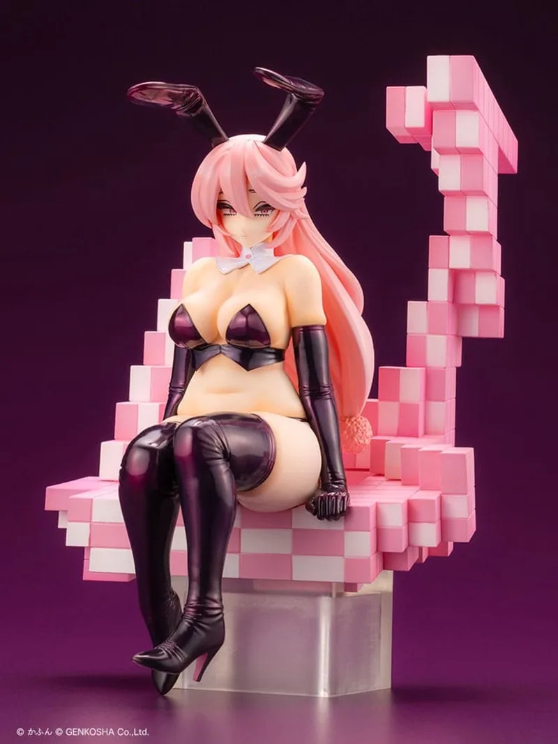 Original Character Trick Bunnies PVC Statue 1/7 Sitting Bunny Illustration by Kafun 24 cm Beeld by Kotobukiya in Multicolour – product photo