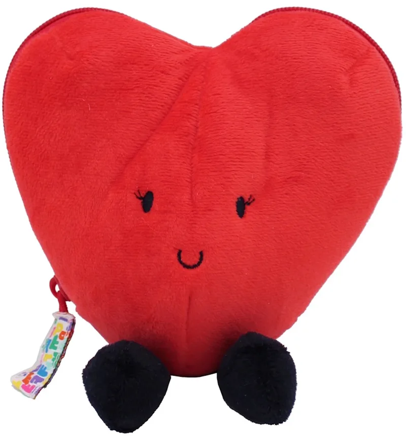 Flipetz - 2-in-1 Knuffel - Hart / Bloem - 18 x 8 x 20 cm de Les Deglingos en Vert – photo produit