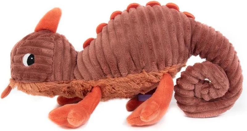 Knuffel Kameleon 20 Cm by Les Deglingos in Red – product photo