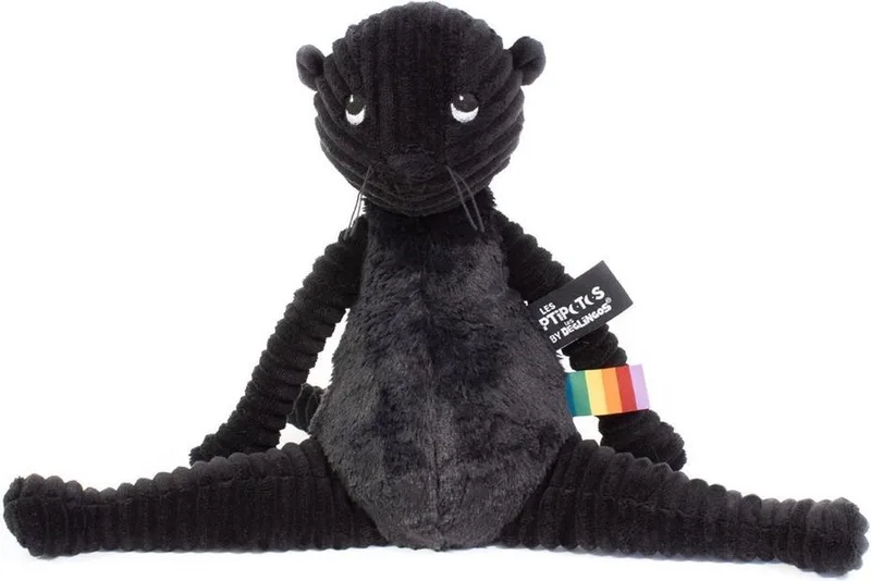 Knuffel Otter 39 Cm de Les Deglingos en Noir – photo produit
