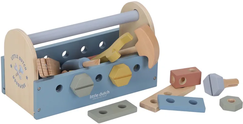 Gereedschapskist – Hout by Little Dutch in Gereedschapskist nieuw – product photo