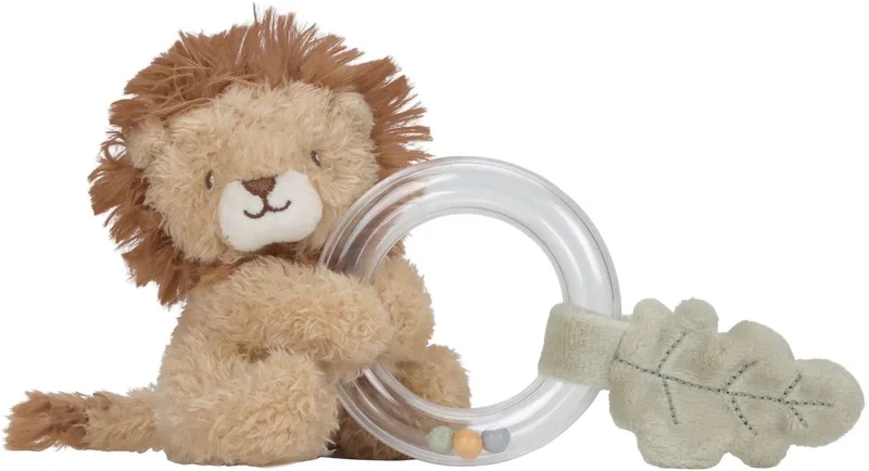 Safari Friends Ringrammelaar Leeuw de Little Dutch en Jaune – photo produit