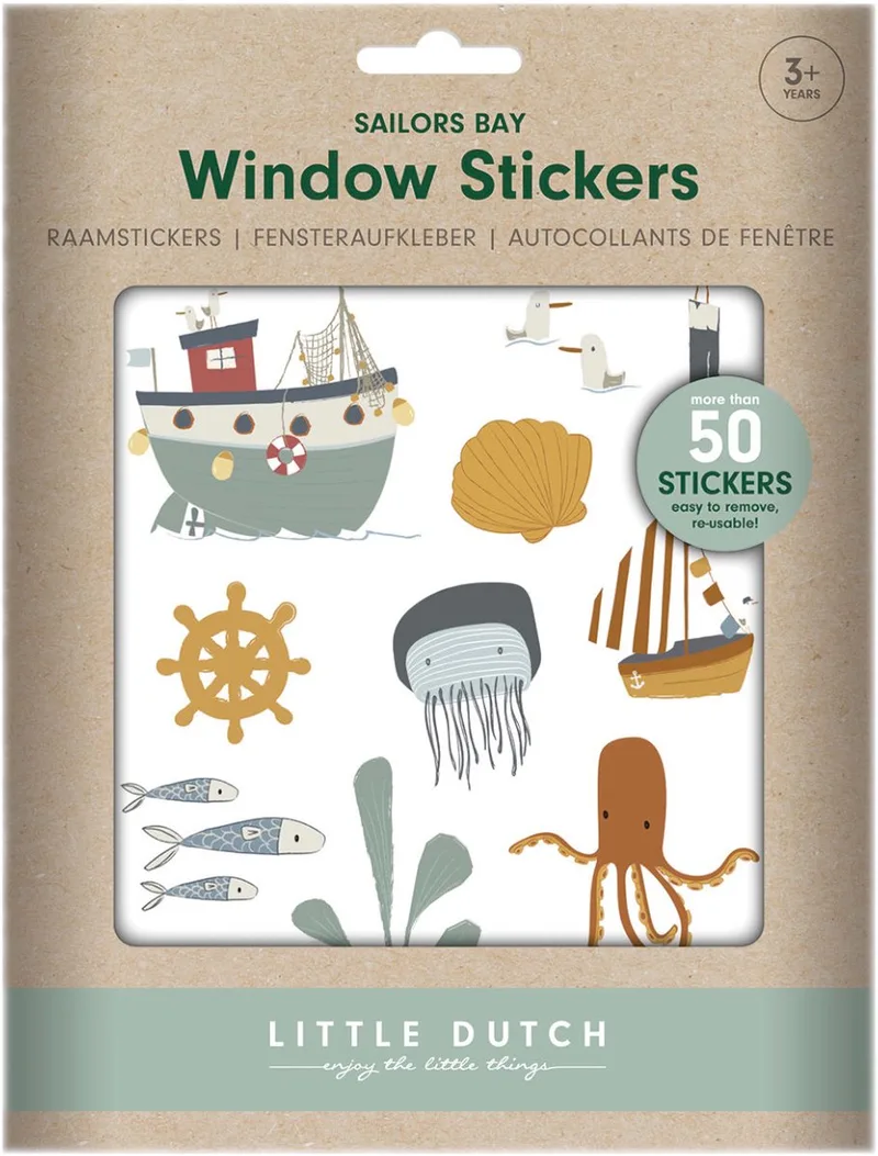 Sailors Bay Raamstickers de Little Dutch en Sailor's bay – photo produit
