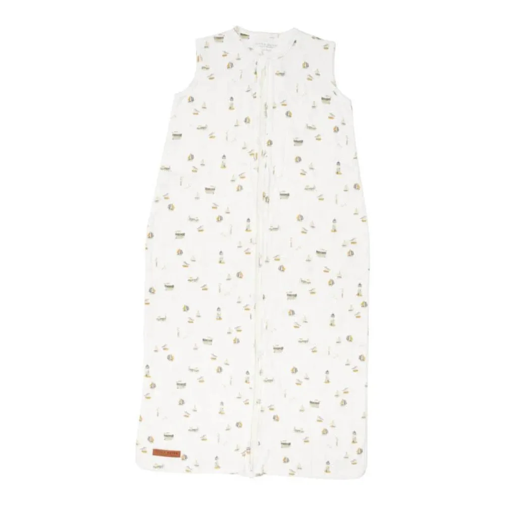 Slaapzak Zomer Little Dutch Hydrofiel Sailors Bay White 70cm van Little Dutch – productfoto