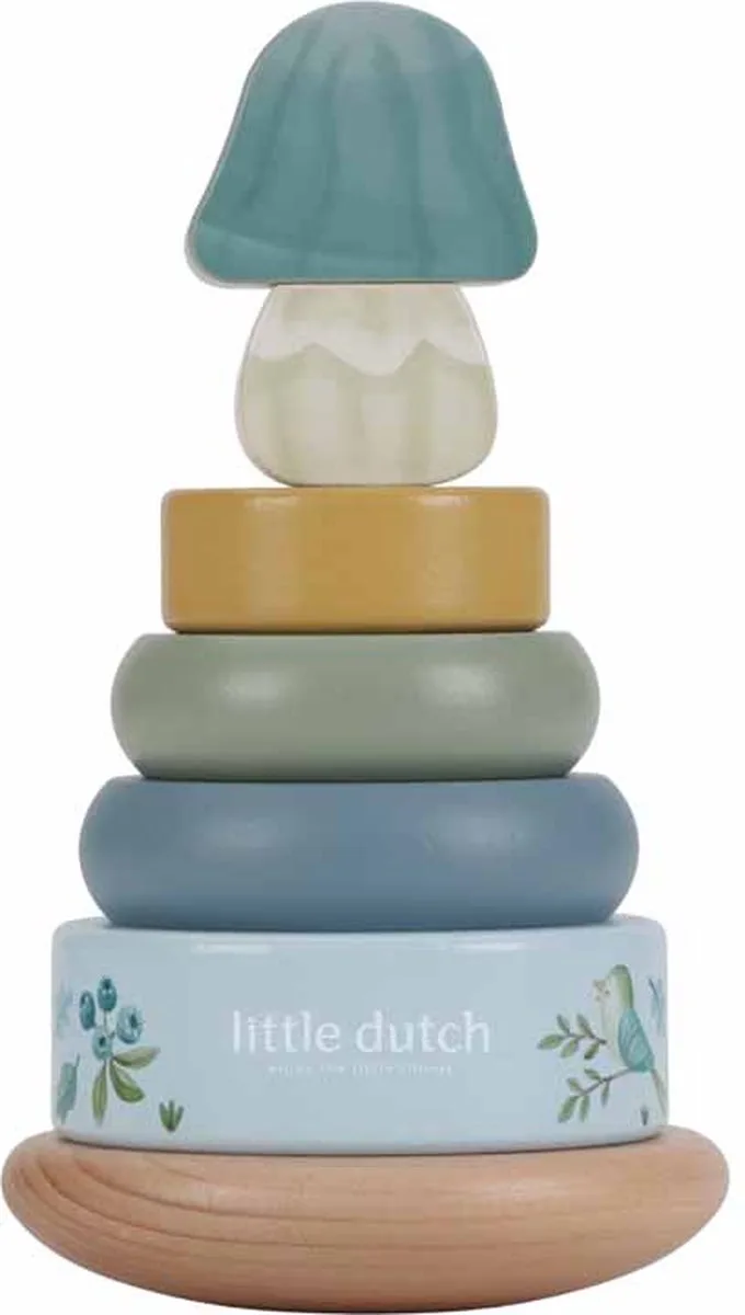 Tuimelstapelaar hout - Forest Friends FSC de Little Dutch en Multicolore – photo produit