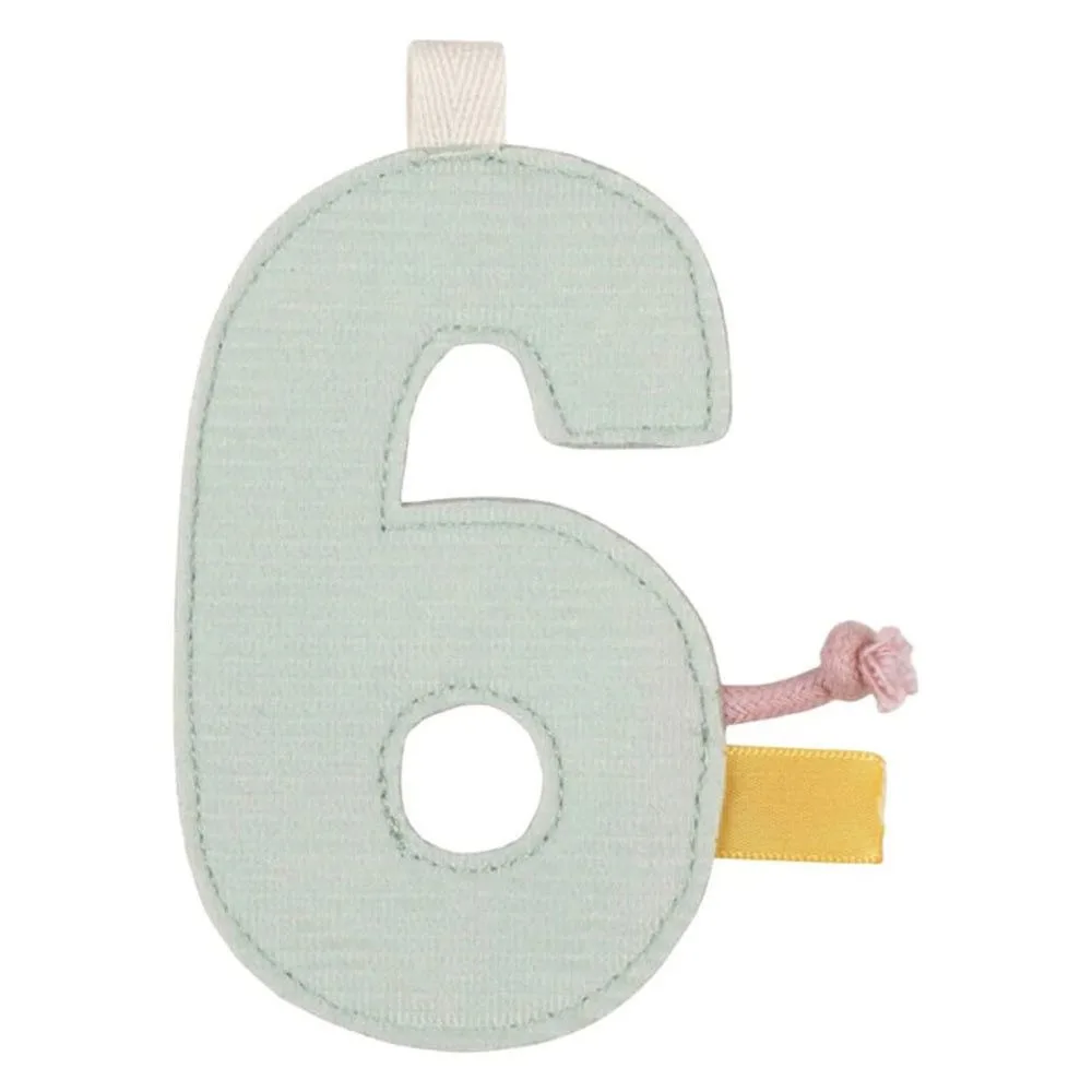 Vlaggenlijn Hanger Little Dutch Cijfer 6 van Little Dutch – productfoto