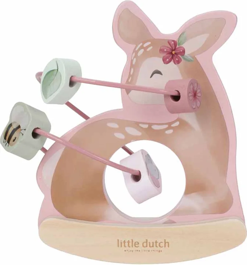 Wiebeldier Hert - Fairy Garden FSC de Little Dutch en Multicolore – photo produit
