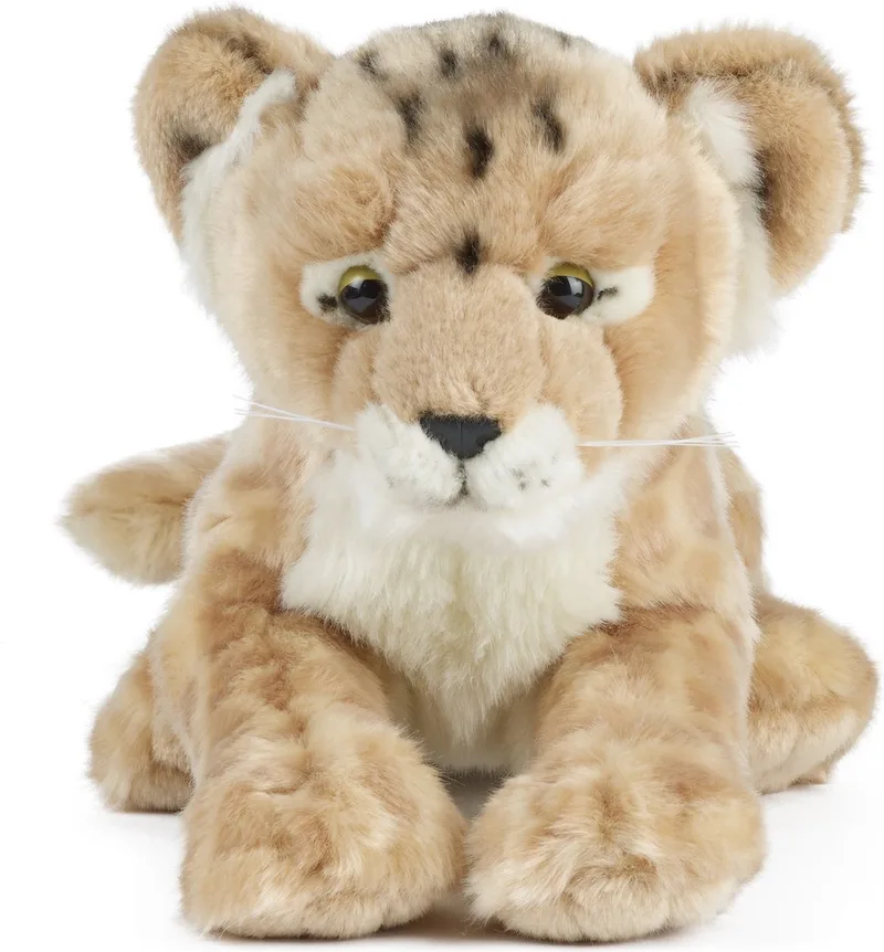 Knuffel Leeuw - welpje - 35 cm - knuffeldier - pluche - baby leeuwen von Living Nature in Braun – Produktfoto