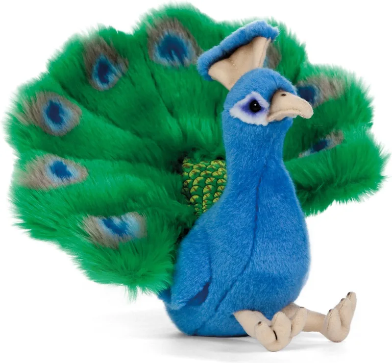 Knuffel Pauw fra Living Nature i Flerfarvet – produktbillede