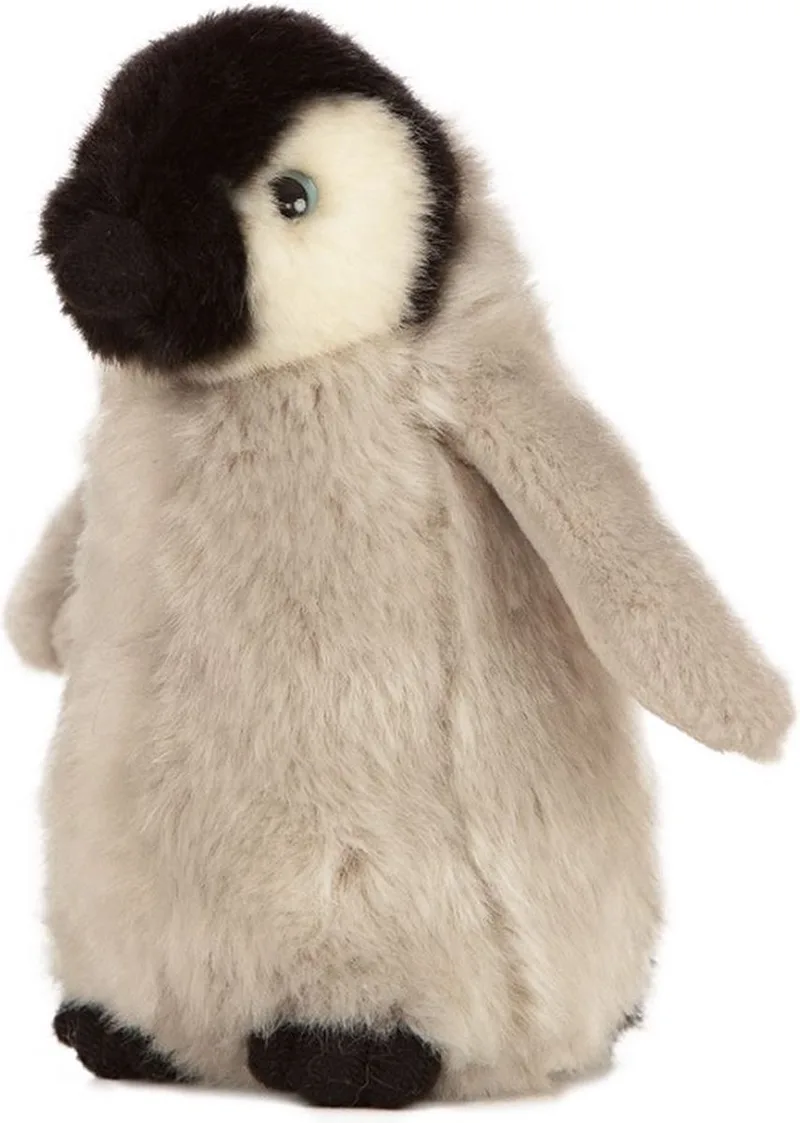 knuffel pinguïn kuiken - zachte pluche speelgoed. fra Living Nature i Sort – produktbillede
