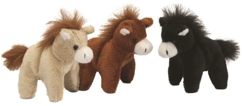 knuffelpaard Mini Buddies - pluche speelgoed. by Living Nature in Multicolour – product photo