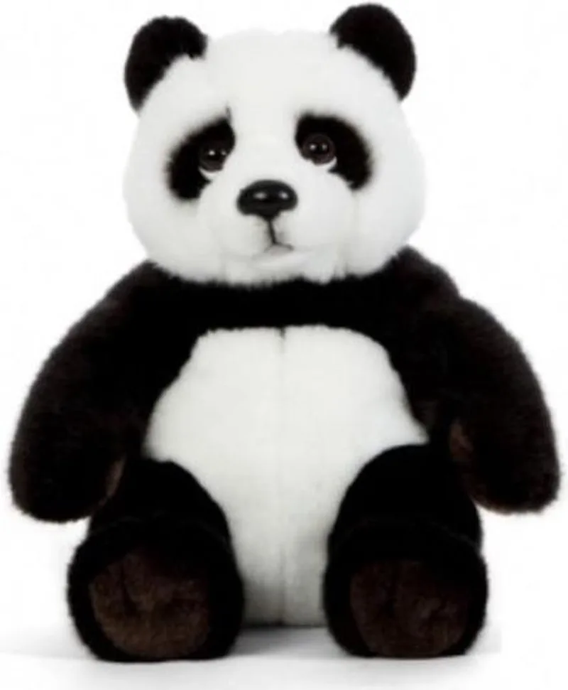 Panda Knuffel von Living Nature in Schwarz – Produktfoto