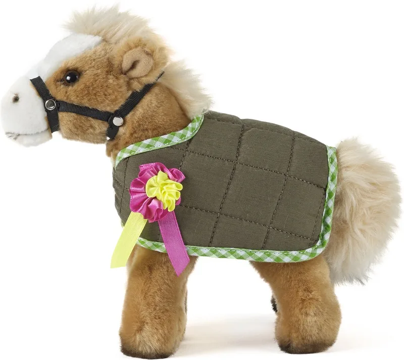 Pluche bruine paard/pony - knuffel - 23 cm - Speelgoed voor kinderen fra Living Nature i Brun – produktbillede