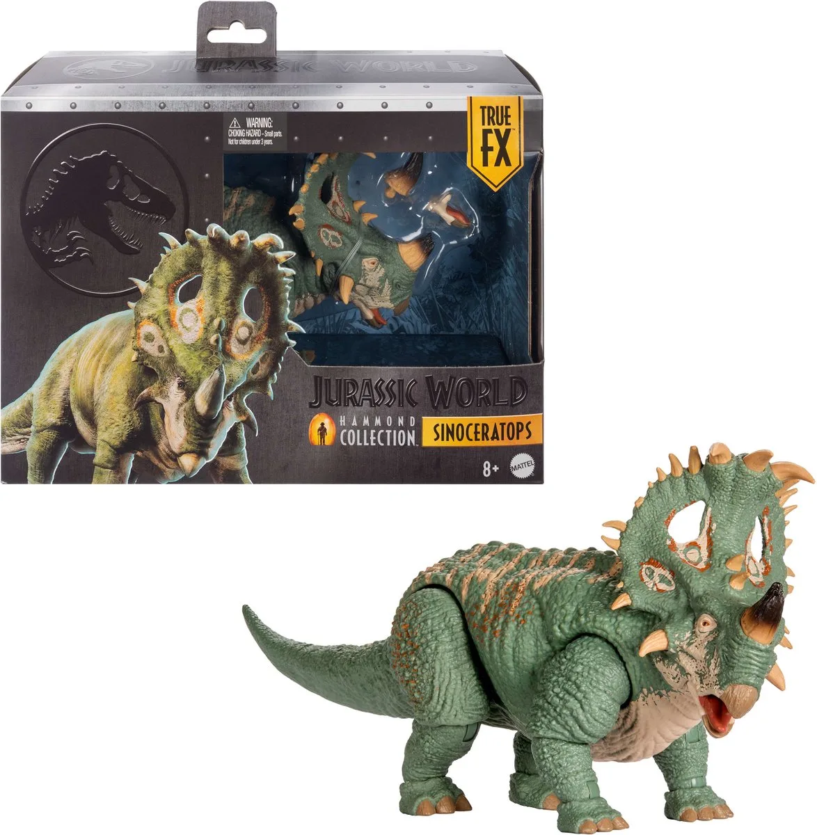 Jurassic World Hammond Collection Action Figure Sinoceratops Action Figuur by Mattel in Multicolour – product photo