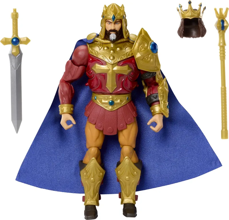 Masters of the Universe: New Eternia Masterverse Action Figure King Randor 18 cm Action Figuur van Mattel in Meerkleurig – productfoto