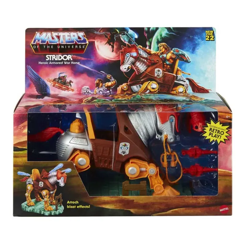 Masters of the Universe Origins: 2022 Action Figure Stridor by Mattel in Bonte kleuren – product photo 6 of 6