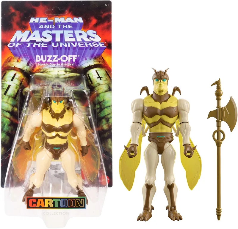 Masters of the Universe Origins Action Figure Cartoon Collection: Buzz Off 14 cm Action Figuur van Mattel in Meerkleurig – productfoto