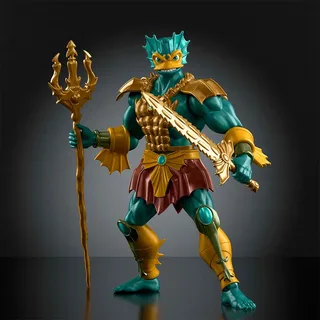 Masters of the Universe Origins Action Figure Cartoon Collection: Mer-Man 14 cm Action Figuur van Mattel in Meerkleurig – productfoto 5 van 6