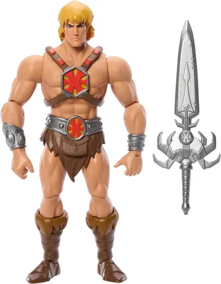 Masters of the Universe Origins Action Figure Cartoon Collection: He-Man 14 cm Action Figuur van Mattel in Meerkleurig – productfoto 1 van 2