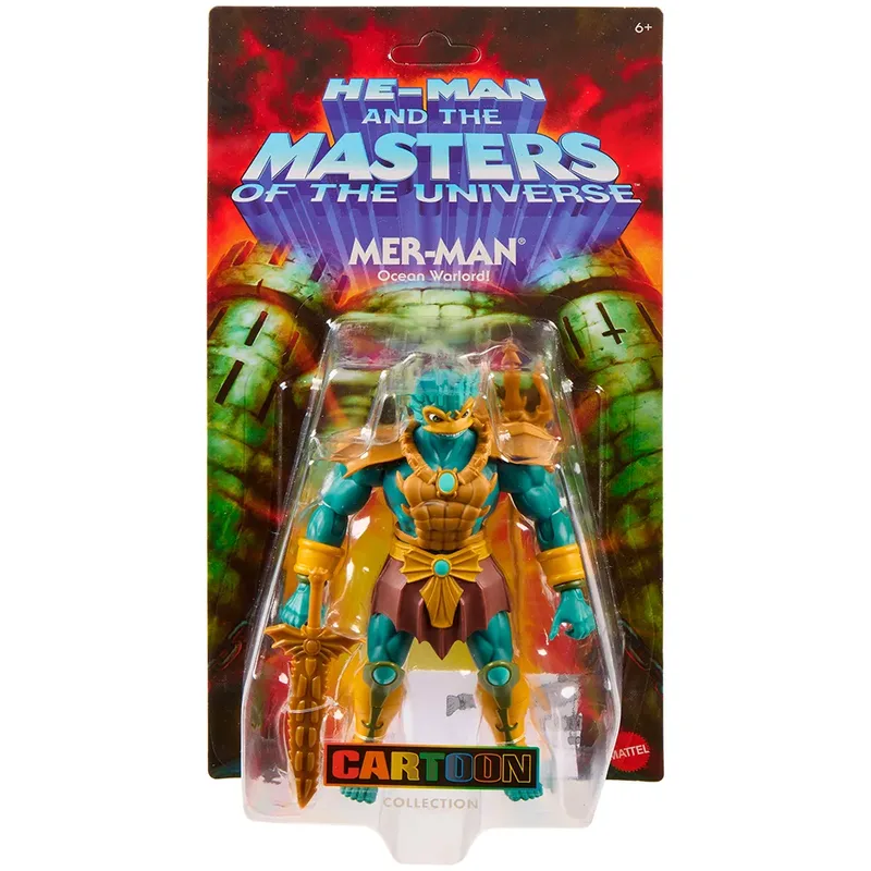 Masters of the Universe Origins Action Figure Cartoon Collection: Mer-Man 14 cm Action Figuur van Mattel in Meerkleurig – productfoto 2 van 6